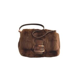 Fendi baguette mini mamma cute squirrel fur